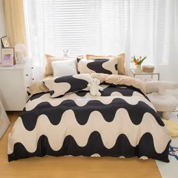 Bedding Sets adults Bedding Bed Linen 2 3 4 5pcs Tampa de edredão Cama Filtro de lençol plano Single Full Queen King Família Tamanho 221206