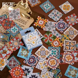 PCS Kawaii Paper Sticker Set Vintage Brick Stationery Stickers Lime Decoretive Label for Scrapbooking Art Project Diary