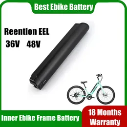 Reention EEL lithium ion battery 14Ah electric bike batteries pack 36v 10.4ah 11.6ah 13.6ah 50 cells 36 volt 10ah for Hidden Integrated Ebike