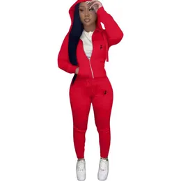 Designer Womens Tracksuit Sportswear Pink Tracksuits Long Sleeve Jacket Pants Tows Pieces Hoodie Legging 2 Piece Set Outfits BodyCon Sports S-2XL