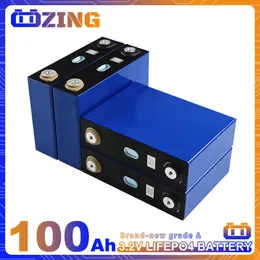 4-32PCS GRADE A 3,2 В LIFEPO4 100AH ​​Батарея Аккумуляторная батарея DIY 12 В 24 В 48 В для RV EV лодки для гольф-тележки EU US Duty Free