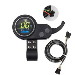 36 V 48 V 52V60 70 V Universal Electric Bike LCD Display Throttle do wodoodpornego miernika LCD EBIKE