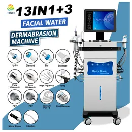 13 I 1 Microdermabrasion mest avancerad hydra ansiktsmaskin Ice Blue Hydrafacial Machine väte dermabrasion skönhetsutrustning för spa 2023