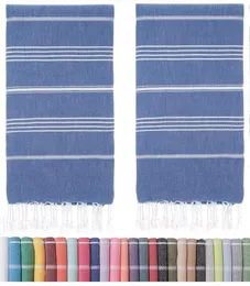 Custom 90x180cm Cotton Turkish Towel Ultra Soft Feeling Sand Free Beach Blanket Quick Dry Absorbent Bath Towel No More Bad Odor Oversized Light Travel Towels