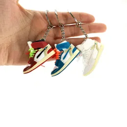 Designer Mini Sneaker Keychain 3D Mini Party Basketball Shoes Key Chain Decorative Pendant Birthday Gift