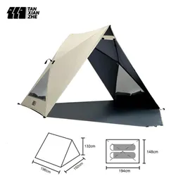 T￤lt och skyddsrum Tanxianzhe camping l￤ttv￤rmt portable pop-up beach t￤lt l￤tt set 2-3 person solskugga tak med upf 50 221203