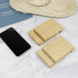 2023 New Holders Wooden Loudspeaker Holder Sound Bracket Desktop Stand Stands & Bamboo Mobile Speaker Cell Phone Mounts