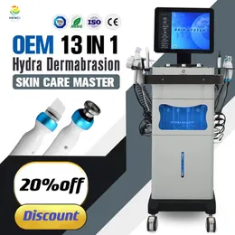 13 in 1 Hydra microdermabrasion jet peel machine h2o2 oxyg hydradermabrasion jet peeling device hidrafacial facial beauty equipment 2023