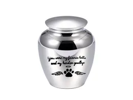70x45mm Angel Wings Cremation Pet Ashes Pendant Dog Paw Print Aluminum Alloy Ashes Ashes holder coysake 당신은 내가 가장 좋아하는 H8586235