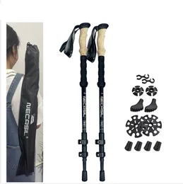 Trekking Poles Nordic Walking vandringspinnar Justerbara Alpenstock Anti-chock utomhussporter f￶r m￤n Kvinnor Mountains 221203