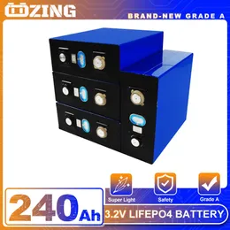 Grado A 3.2V 240Ah Lifepo4 Batteria 4/8/16/32PCS Batteria Ricaricabile FAI DA TE RV Furgoni Sistema di Accumulo di Energia Solare EU US Tax Free