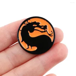 Brooches DZ1821 Game Dragon Creativity Cool Enamel Pins Badge For Backpack Collar Lapel Pin Hat Jewelry Birthday Gifts Friends Men