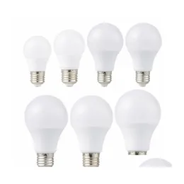 LED ampuller E27 LED Işık 85265V BB 3W 6W 9W 12W 15W 18W 20W LAMPADA BBS Masa Seksi Soğuk/Sıcak Beyaz Damla Teslim Işıkları Aydınlatma OTYZ3