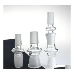 Rauchen Rohre Glas Bong Adapter Rauchen Wasserpfeifen mit Shisha 14mm 18mm Männlich Weiblich Schleifen Mund Bongs Adapter Adapter Konvertieren Dho2R