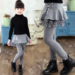 Leggings Tights Children Winter Warm Toddler Skirt Lengins Girl Thick For Infant s Star Legins Kids Solid Cute Legging 221203