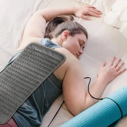 السجاد 6 ترس قابلة للتعديل شتاء دافئ حصيرة كهربائية بطانية تخفيف الألم تدليك لوازم منزلية للمنزل أريكة مقعد السرير