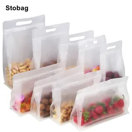 Gift Wrap StoBag Frosted Transparent Eight-side Standing Bag Food Packaging Sealed Waterproof Cookies Candy Nuts Home Favors Storage 221202