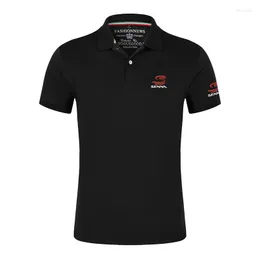 Herrpolos 2022 Ayrton Senna skjortor m￤n sommar kort￤rmar k￶r till perfektion t m￤rke klassisk bomull casual anpassning