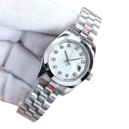 Womens Watches Automatic Movement Sports Ladies Watch 28mm Diamond-Set Watch with Shell Face For Small Wrist Life Waterproof Designer Arm Warwatches Montres de Luxe