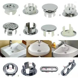 Bath Accessory Set Basin Sink Round Overflow Cover Ring Insert Replacement Tidy Chrome Trim Bathroom Accessories Assoeted Artistic