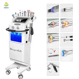 2023 Professional 10 in 1 Hydra Water Dermabrasion skin lifting spa facial machine with PDT skin rejuvenation