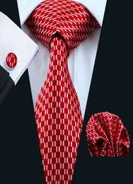 Männer Corbatas mit Gitter Bräutigam Mode Neue Corbata Fasion Krawatten Plaid gedruckte rote Krawatten für Erwachsene N05691308323