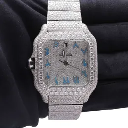 Orologi da polso Orologi da polso Iced out labgrown fatto a mano diamante orologio da uomo di lusso personalizza il produttore di orologi con diamanti fine ebreo