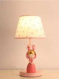 Lampy stołowe sypialnia LAMPA LED w Little Girl Light Princess Pokój dziecięcy kreskówka Nordic Nowoczesne proste biuro oka