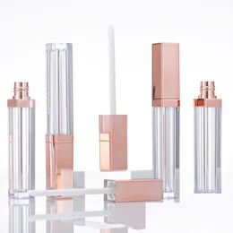 DIY Lipgloss Plastic 5 ml Packing Bottles Containers Empty Rose Gold Lipgloses Tube Eyeliner Eyelash Container