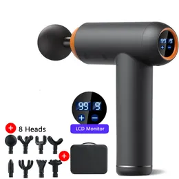 Full Body Massager Massage Gun Smart Hit Fascia Gun Electric Neck Massager Tool for Body Massage Relaxation Fitness Muscle Pain Relief 221203