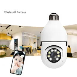 IP-kameror 2,0 miljoner pixlar Single Doul Light Source SMART Dual-Band WiFi 1080p utomhusnätverk Ljus E27 Bulb Camera Motion Detection