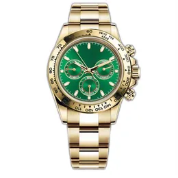 Deluxe Mens Watch 116500LN Series Automatisk mekanisk armbandsur 40mm keramisk Bezel rostfritt st￥l Luminous Watch Fashion Waterp257z