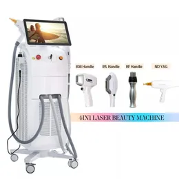 2023 Permanent 755 808 1064 diode laser hair removal laser IPL RF Nd YAG ice titanium tattoo remove machine CE app Remote control system
