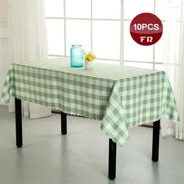 Table Cloth FREE 10PC Vintage Home Polyester Machine Washable Small Dining Covers Linen For El Restaurant