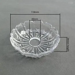 Chandelier Crystal 2pcs/lot 118x34mm European Style Lamp Elbow Support Arm Flower Glass Bowl Tray Lighting Accessories