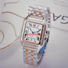 Mode Lady Square Mens Women Watch Edelstahl Auto Date Analog Männer Designer Whole Armbandwatch Geschenke263K
