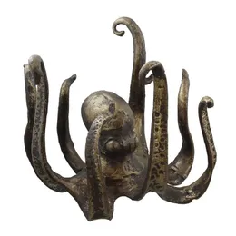 Decorative Objects Figurines Octopus Mug Holder Sculpture Home Resin Statue Decoration Living Room Garden Landscape Desktop Accessories 221203