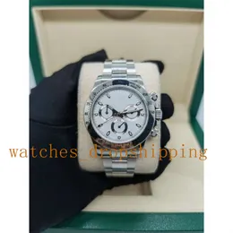 Luxury Watch for Mens 40mm Ref.116520 Cronógrafo Cal.4130 Movimento Automático Mecânico Anteamento Anterior