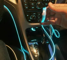 Motocovers 5M Car Interior Accessories Atmosphere Lamp El Cold Light Line with USB DIY装飾ダッシュボードコンソールAuto LED Ambie3464038