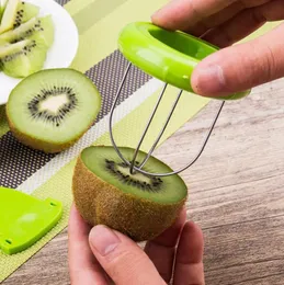 Kreative Kiwi Cutter Küche Abnehmbare Obst Werkzeuge Schäler Salat Kochen Zitrone Peeling Gadgets Küche Gadgets und Zubehör Großhandel CC