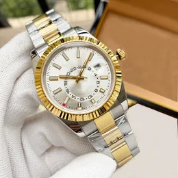 Se automatisk mekanisk 40mm armbandsur rostfritt stål designer armband montre de luxe armband
