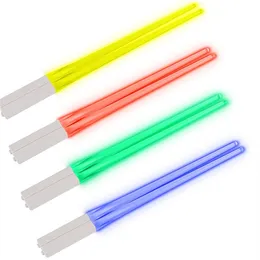 Factory Lightsaber Chopsticks Light Up - LED Glowing Lights Chop Sticks - Reusable Sushi Lightup Sabers Chopstick