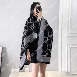 Designer Blankets Luxury Letter Cashmere Thicken Scarf Wool Shawl Spring Autumn Women Throw Blanket Travel Portable Blanket Home Textiles