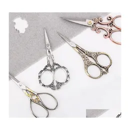 Scissors Retro Scissors Antique Vintage Thread Embroidery Scissor Sewing Supplies Stainless Steel Tailor Tool 5756 Q2 Drop Delivery Dhanm