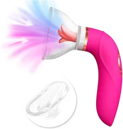 Seks Oyuncak Masaj Vibratör Klitoral Sucking Dil Şarj Edilebilir Klitoris Yetişkin Oyuncaklar Çiftler için Kadın/Kadın Vajina