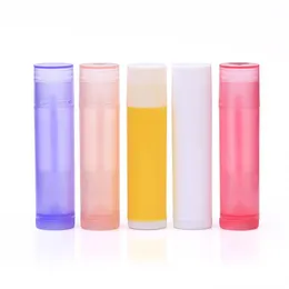 5G DIY Empty Lipstick Lip Gloss Tube Balm bottles Container With Cap Colourful Cosmetic Sample