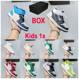 Jumpman 1 Mid Basketball Shoes J1 Kids Youth Student Sneaker Big Child Junior Toddler 1s Medium Olive Gym Red Travis Sport Скейтборд