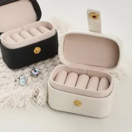 Przenośne mini biżuterię do organizowania pudełka na pudełko ring