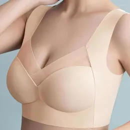 زي اليوغا Dorp Bra Bra Seamless Bras للنساء ملابس داخلية BH دفع Bralette مع أعلى سترة وسادة