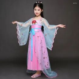 ステージウェアデザイン妖精のプリンセス古代中国の服フォークダンスローブドレス子供の日のクラシックコスチューム